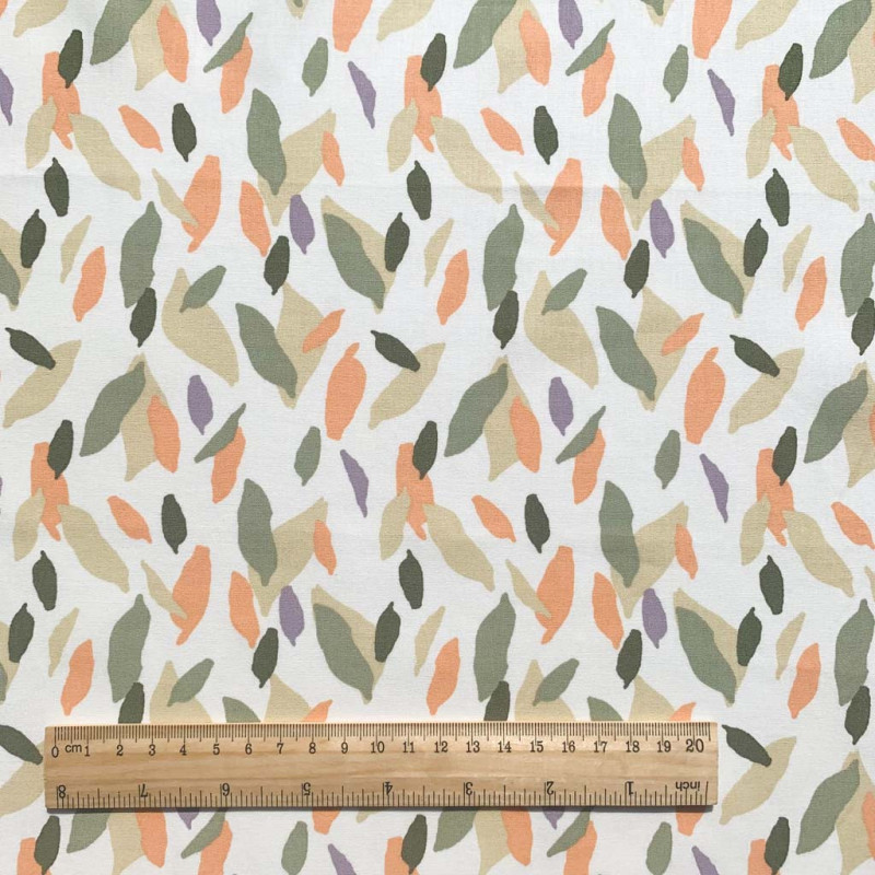 Printed Cotton GIGLIO Off-White / Spring Multicolored